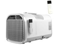 CUTANGELAR Climatiseur Portable Pour Le Camping ; Mini-Unité 4400/5100 Btu Climatiseur Avec Télécommande, 16 °C À 32 °C, 4 Modes Refroidissement/Ventilation/Déshumidification/Nuit(1-8 M²)