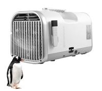 CUTANGELAR Climatiseur Portable Pour Tentes Et Camping-Cars ; Mini-Unité 4400/5100 Btu Avec Refroidissement Rapide (Baisse De 10°C En 3 Min) ; Avec Télécommande; Camping, Animaux(8-10 M²)