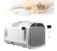 CUTANGELAR Mini-Unité De Climatisation, Climatiseur Portable Avec Télécommande, Refroidissement De 16°C À 32°C, 3 Vitesses, 4400/5100 Btu, Pour Camping, Extérieur, Bureau, Abri Pour Animaux(8-10 M²)