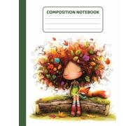 Cute Fox Composition Notebook: Wide Ruled Lined Paper, 100 Pages | 7.5 x 9.25 Inches
