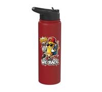 Cute Pencil Back to School Bruh We Back Stainless Steel Insulated Water Bottle