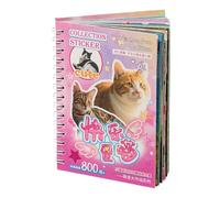Cute Pet Sticker Book - 800+ Aesthetic Cat & Dog Stickers for Kids & Adults - 30 Sheets of Decorative Animal Decals for Scrapbooking, Journaling, DIY Crafts, & School Projects - Travel Activity Set -