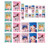 Cute Treat Bags, 100pcs Print Pouches, 2.76in Resealable with Leak Proof Feature, Candy Cookie Pouch Pack, Party Favor Bags with Fun Pattern, Snack Packaging Set for Family and Celebrations