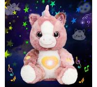 Cuteoy Projecteur licorne étoile musical réglable chantant veilleuse animaux lumineux kawaii jouets cadeaux pour enfants