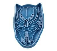Cuticuter Black Panther Superheroes Emporte-pièce en Plastique Bleu 8 x 7 x 1,5 cm