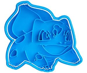 Cuticuter Bulbasaur Pokémon Coupe-biscuits en plastique Bleu 8 x 7 x 1,5 cm