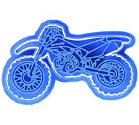 Cuticuter Emporte-pièce en Plastique pour Moto Kawasaki Bleu