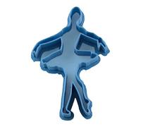 Cuticuter Enfant Ballerine Moule de Biscuit, Bleu, 8 x 7 x 1.5 cm