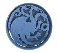 Cuticuter Jeu de Game of Thrones Targaryen Moule de Biscuit, Bleu, 8 x 7 x 1.5 cm