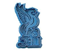Cuticuter Liverpool Équipe de football Coupe biscuits Bleu 8 x 7 x 1,5 cm