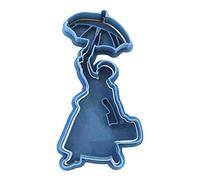 Cuticuter Mary Poppins Silhouette coupe-biscuits Bleu
