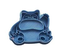 Cuticuter Snorlax Pokémon Moule de Biscuit, Bleu, 8 x 7 x 1.5 cm