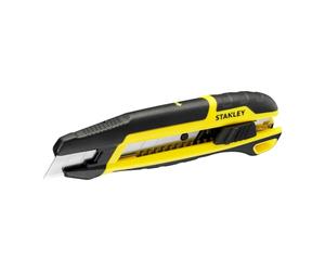 Cutter 18 mm Quick Snap bi-matière - bouton poussoir - STHT10501-1 - STANLEY