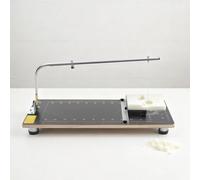 Cutter à fil chaud - Cutter pour mousse - Température réglable de 50 à 300 °C - Angle de 0 à 45° - Largeur de coupe de 55 cm - Hauteur de coupe de 20 cm - Puissance de 24 W - Prise UE - Noir