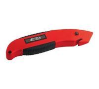 Cutter à lame rétractable à 9 positions 378-1-B - corps bi-matière SAM OUTILLAGE