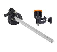 Cutter circulaire en alliage d’aluminium et verre de 40 cm, compas de découpe du verre avec ventouse et réservoir à, cutter à trou rond réglable pour le verre et les carreaux