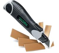 Cutter, couteau universel, pour moquette, pour carton avec lame sécable, multifonction, lame noire de haute qualité très tranchante