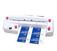 Cutter de Carte de Visite électrique et Machine de Reliure Automatique avec 9 Lames - Trimmer de Cartes Professionnelles réglables pour Une Coupe précise, pour Une Carte Commerciale/Invitation