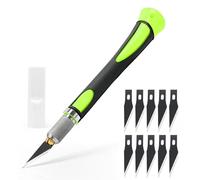 Cutter de précision avec 10 lames en acier, scalpel anti-rouille pour les arts et le modélisme