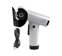 Cutter électrique pour boîtes, outils portables, rechargeables, sans fil, puissants, avec lumière LED, cutter rotatif pour tissus, papier, tissu, tapis, carton, câbles, fils, emballage, cuir, tissu