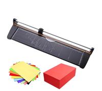 Cutter en Papier A2, Coupeur de Coupe-Papier Rotatif A2, Largeur de Coupe 60 Cm / 23,6 Pouces, Peut Couper des Feuilles de Papier de 1 Mm / 10, Peut Couper Différents Matériaux, Un Panneau Métallique