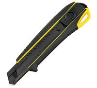 Cutter MB TECH professionnel en acier avec angle de coupe de 30 - Vendu avec 13 lames noires