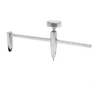 Cutter pour circulaire métal avec échelle métrique et pouces | Réglage pour précis, trous jusqu'à 406mm, pour idéal placo pour bois, lame acier , usage professionnel