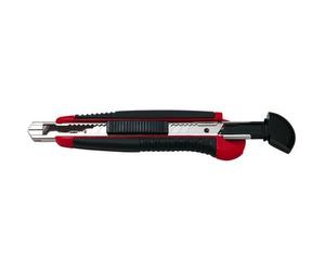 Cutter pro Auto-Load, lame: 18 mm, noir/rouge