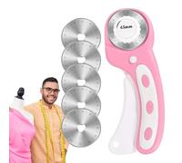 Cutter rotatif pour tissu, cutter rotatif pour tissu | Cutter rotatif à coudre, changement rapide, bouton de sécurité pour couper les coutures, plier les pièces de matelassage