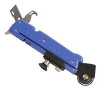 Cutter universel multifonctions World Tool - Venteo - Bleu- Adulte - Outil qui permet de couper en courbe/circulaire/droite