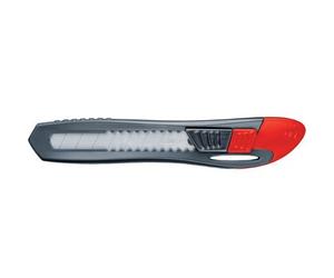 Cutter universel plastique, lame 9 mm, assorti
