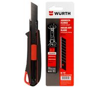 Cutter Würth Cutter cutter, y compris 3 lames sécables et 10 lames sécables supplémentaires