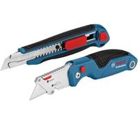 Cutters Bosch Professional, Set de 2, Changement de lame sans outil, Usage professionnel