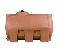 Cuve 500l Aérienne De Récupération D'eau - Réservoir Horizontal Terracotta - Elbi Cho500