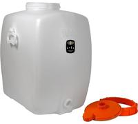 Cuve à boisson de qualité alimentaire, idéale pour le jus de fruits, la fermentation (100 litres, ovale)