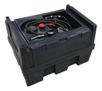Cuve de ravitaillement gasoil PE 400L avec kit pompe à gasoil 12V 45 l/min et pistolet automatique DRAKKAR - 08040