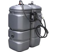 Cuve de stockage gasoil PEHD 750L double paroi avec station à gasoil 230V 60 l/min DRAKKAR - 08062