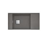Cuve Fresno FSG 111-86 Fragranit Stone 1 cuve avec égouttoir (réversible) sous plan 86 x 45,8 cm