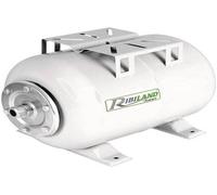 Cuve Horizontale 24L 1 po - Réservoir pour Surpresseur - Idéale pour Stockage de Eau - D-Work