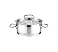Cuve Inductive En Acier Inoxydable A Gaz Avec Couvercle Cuveuse Pot De Soupe 3L