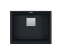 Cuve Kubus 2.0 KNG 110-52 Fragranit Noir mat 1 grande cuve sans égouttoir sous plan 56 x 46 cm