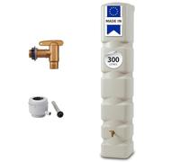 Cuve murale Basic - Récupérateur d'eau de pluie 300L - Sable - Garantia