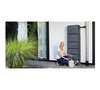 4rain Réservoir mural SLIM STONE DÉCOR 500 L gris graphite