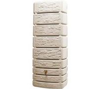 4rain Réservoir mural SLIM STONE DÉCOR – 500 L – sable beige