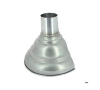 Cuvette 1/2 ronde de face en zinc Ø80