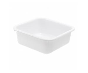 Cuvette alimentaire carrée emboitable 12 L - blanc