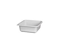 Cuvette carrée 20 cm, 1,5 L Gris moucheté