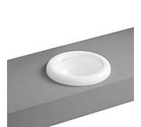 Cuvette encastrable VitrA Liquid 7311B403-0016 40x40cm, ronde, sans trop-plein, blanche VC