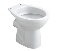 Cuvette WC sur pied - ALLIA - PUBLICA - Sortie arrière cachée - Fonctionnement à 6 litres - Blanc