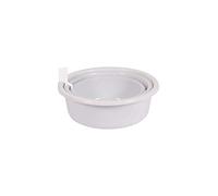 Cuvette ronde 3.2l 5l 7.9l x3 blanc cérusé